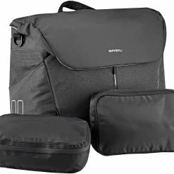 Basil B-Safe Nordlicht Pendler Kontor Taske, Oliven -Norco Taskebutik basil b safe nordlicht commuter office bag graphite black 4