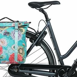 Basil Bloom Field Dobbelt Sidetaske 28-35l Inkl. MIK Plade, Gul/farverig 10 Basil Bloom Field Dobbelt Sidetaske 28-35l Inkl. MIK Plade, Gul/farverig -Norco Taskebutik basil bloom field double pannier bag 28 35l incl mik plate sky blue 5
