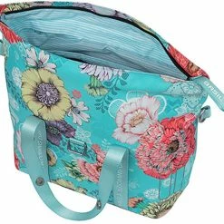 Basil Bloom Field H&aring;ndtaske 8-11l Med 2 Kroge Inkl. KF Og MIK Plade, Gul/farverig -Norco Taskebutik basil bloom field handbag 8 11l with 2 hooks incl kf and mik plate blue 10 1