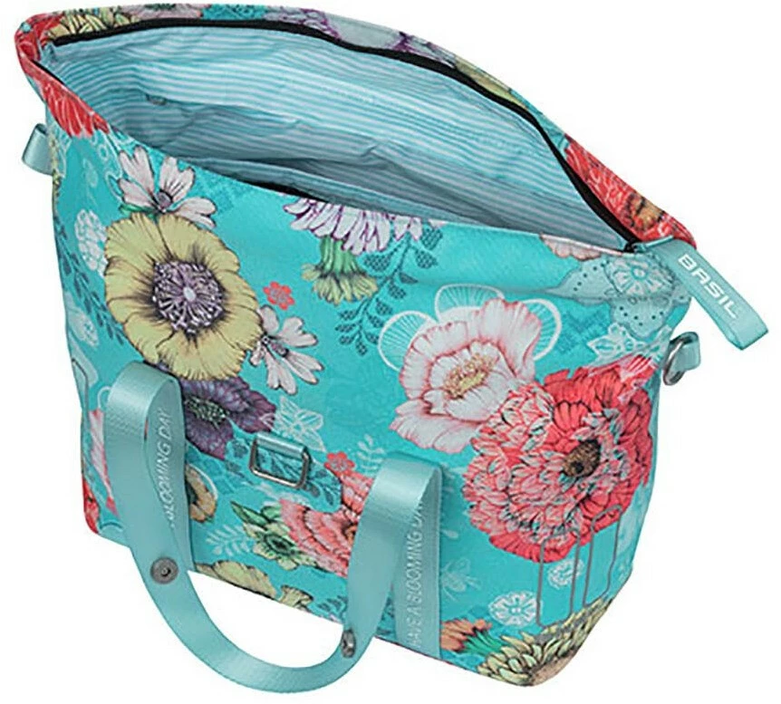 Basil Bloom Field Håndtaske 8-11l Med 2 Kroge Inkl. KF Plade, Blå/farverig 9 Basil Bloom Field Håndtaske 8-11l Med 2 Kroge Inkl. KF Plade, Blå/farverig - Billede 9