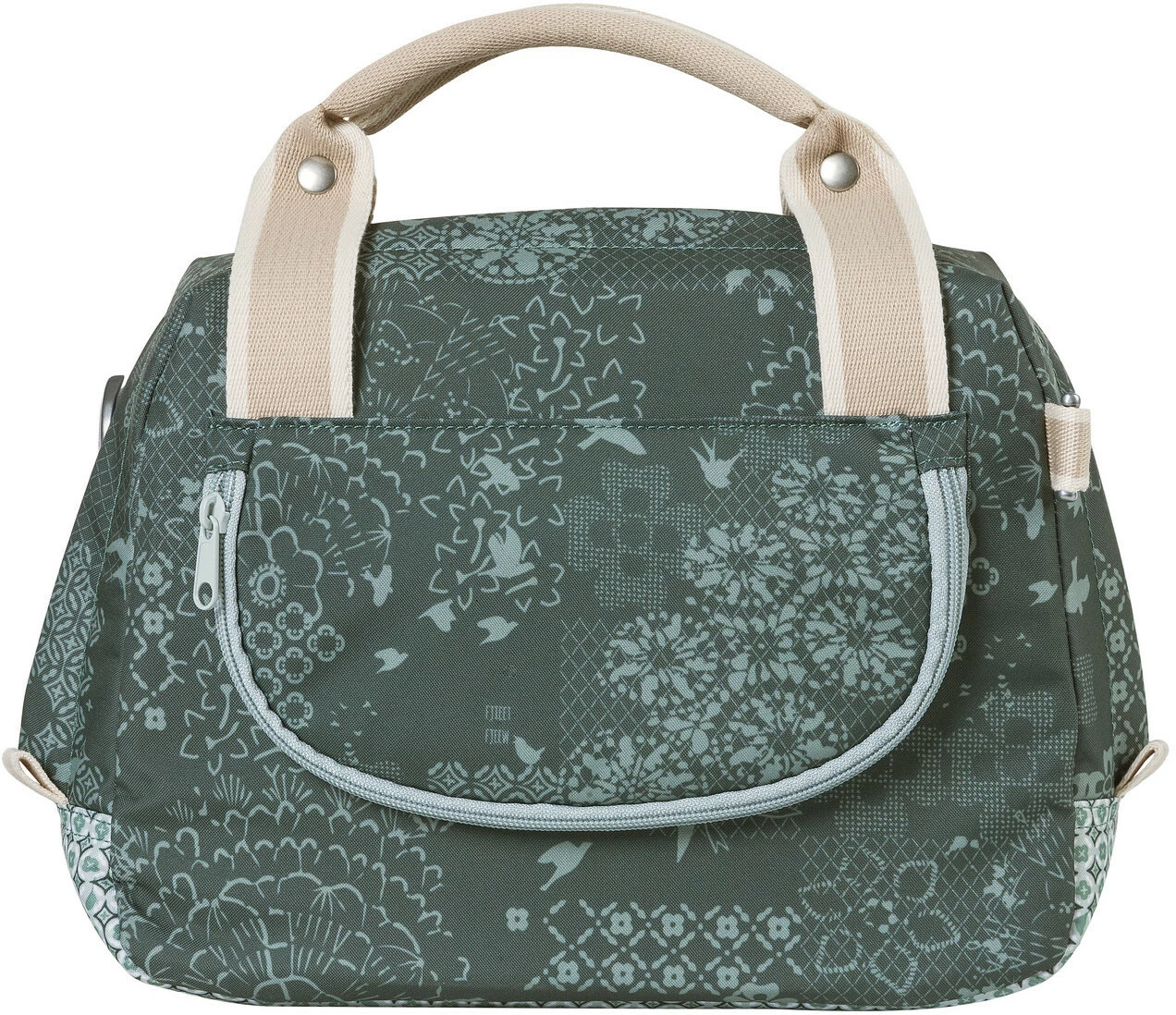 Basil Bohème City KF Styrtaske 8l, Blå/beige 2 Basil Bohème City KF Styrtaske 8l, Blå/beige - Billede 2