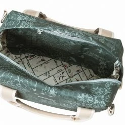 Basil Bohème City KF Styrtaske 8l, Blå/beige 9 Basil Bohème City KF Styrtaske 8l, Blå/beige -Norco Taskebutik basil boheme city handlebar bag 8l forest green 4