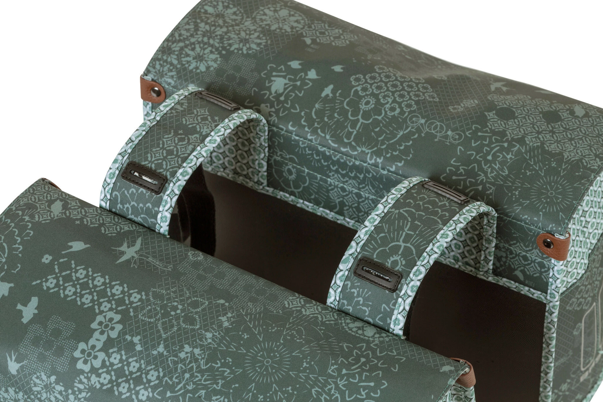 Basil Bohème Sidetasker 35l, Sort 2 Basil Bohème Sidetasker 35l, Sort - Billede 2