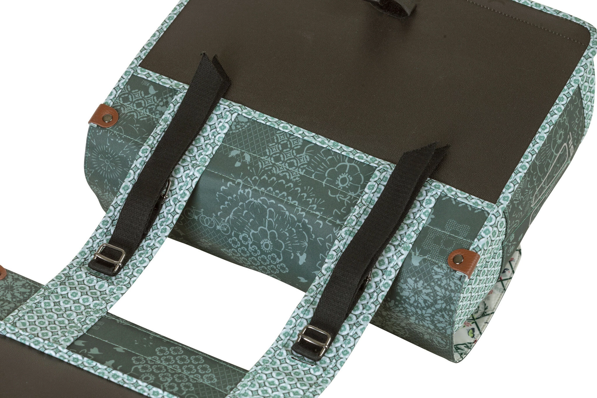 Basil Bohème Sidetasker 35l, Blå 3 Basil Bohème Sidetasker 35l, Blå - Billede 3