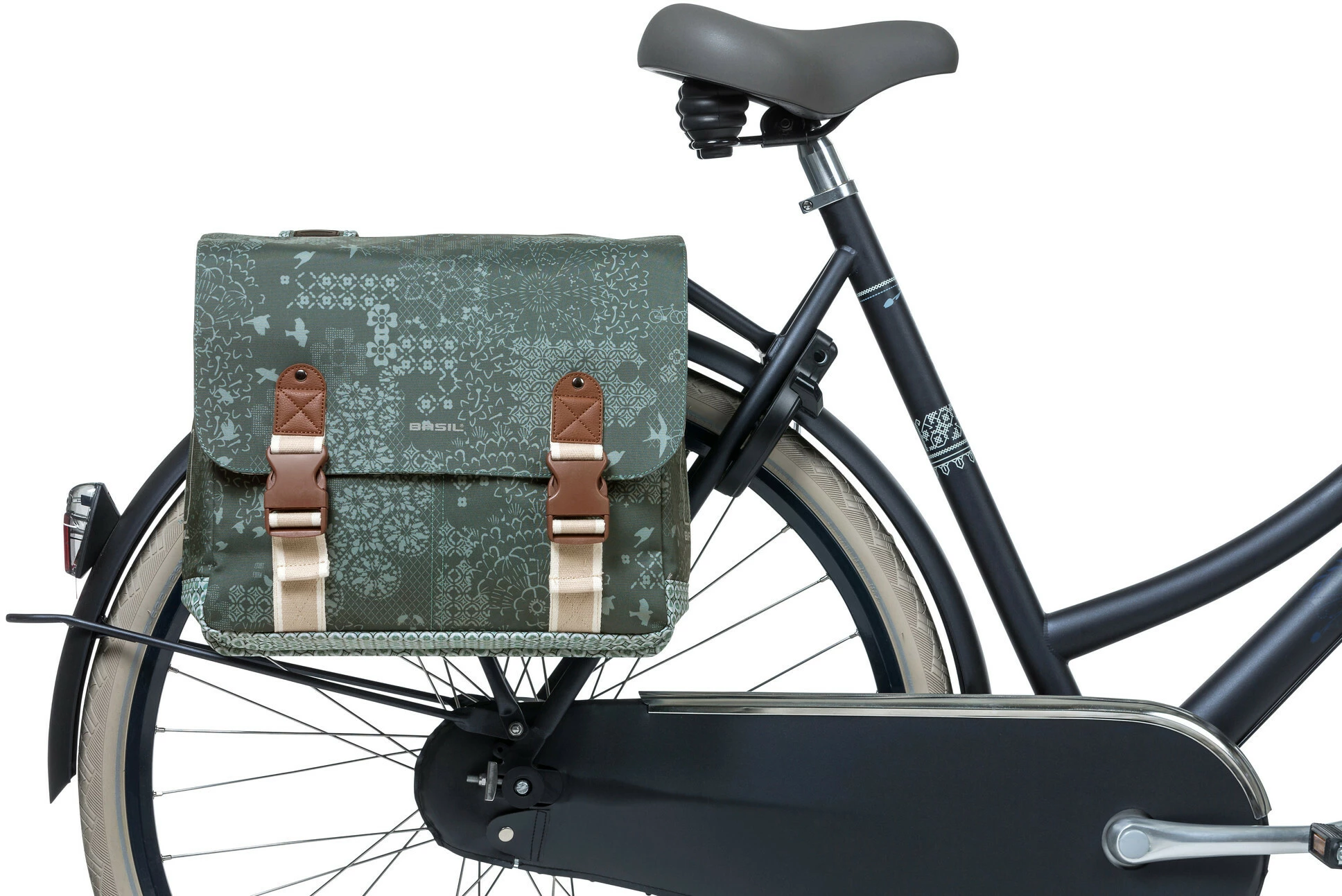 Basil Bohème Sidetasker 35l, Sort 6 Basil Bohème Sidetasker 35l, Sort - Billede 6