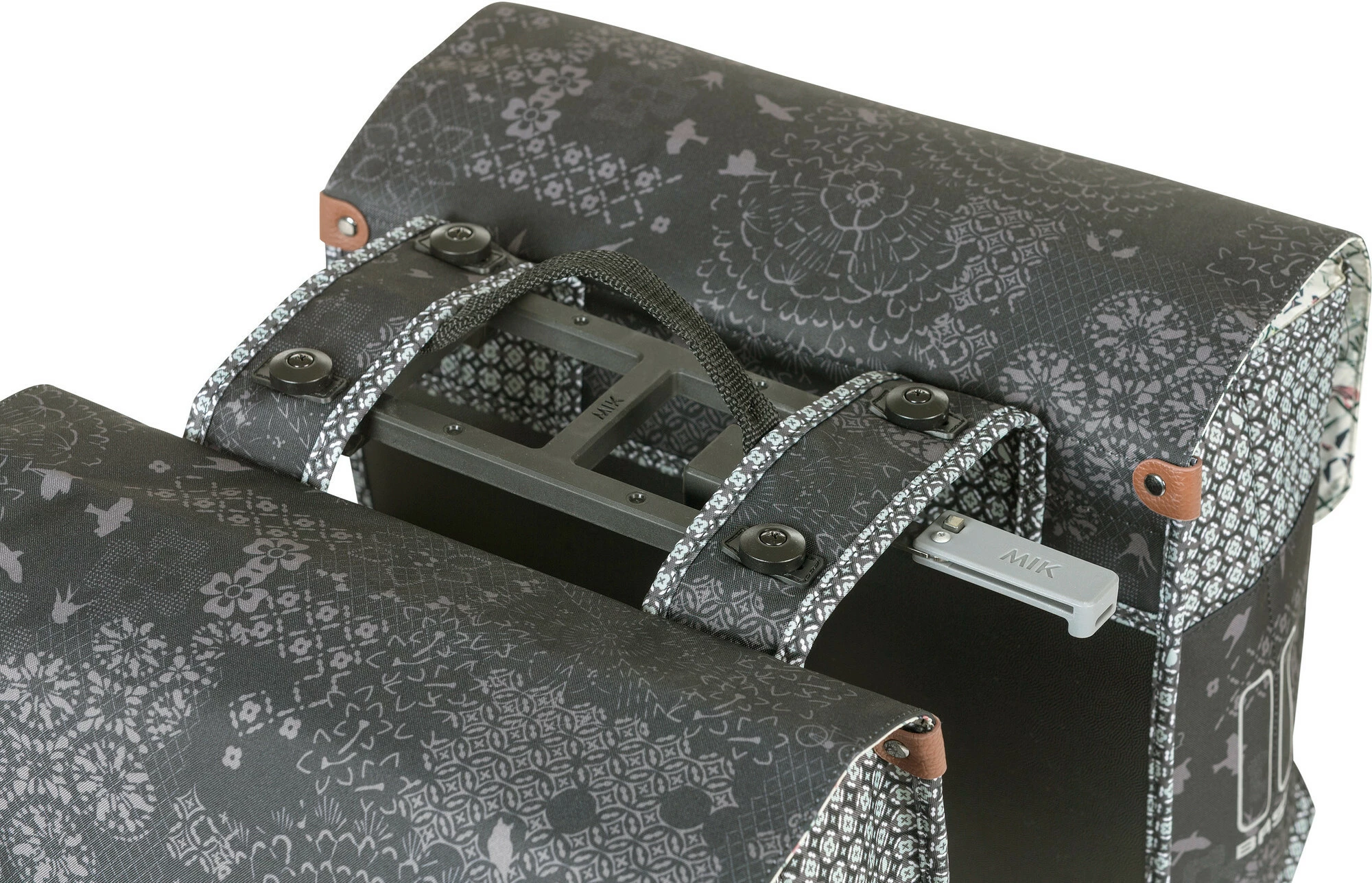 Basil Bohème Dobbelt Cykeltaske MIK 35l, Blå 3 Basil Bohème Dobbelt Cykeltaske MIK 35l, Blå - Billede 3