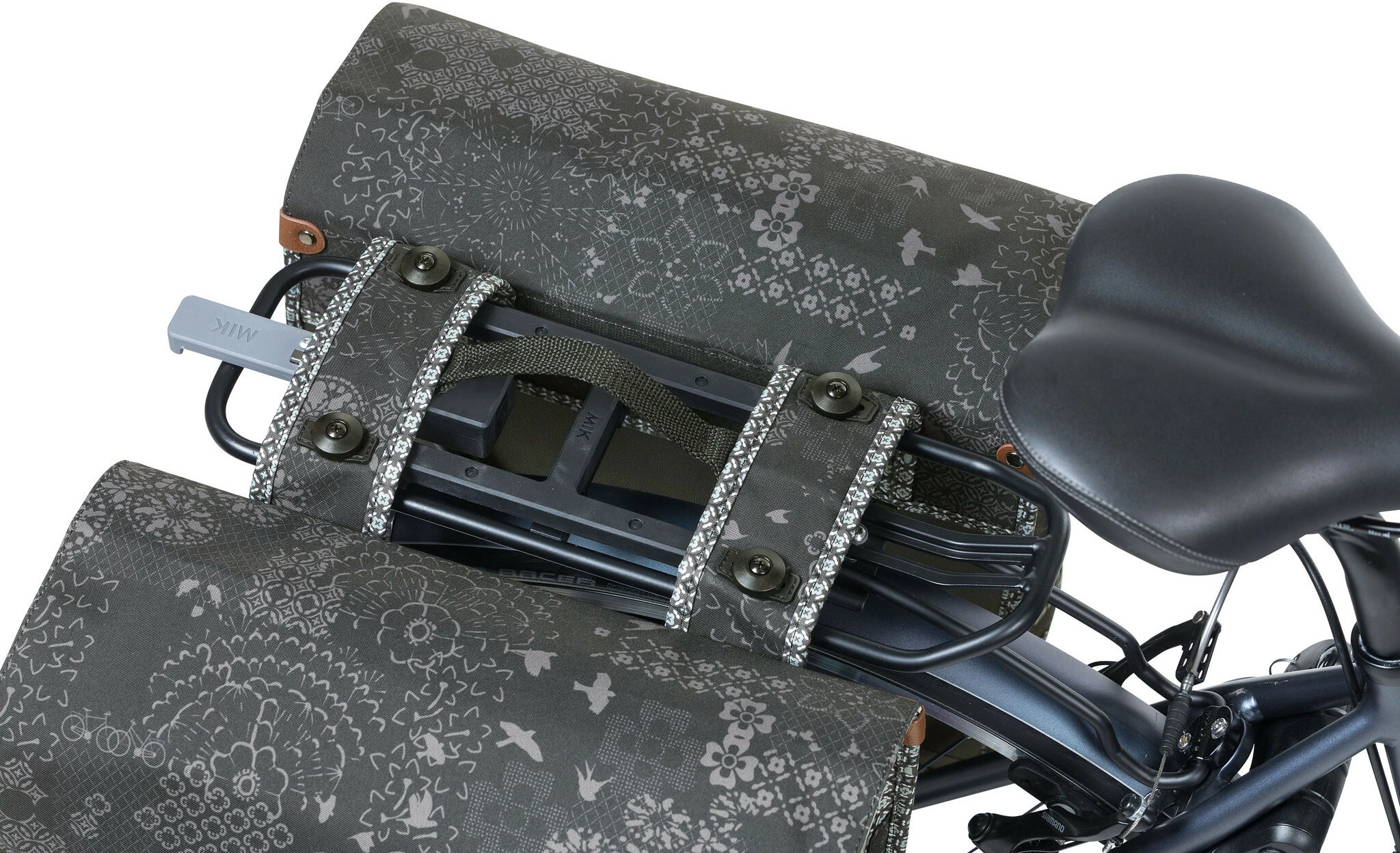 Basil Bohème Dobbelt Cykeltaske MIK 35l, Blå 6 Basil Bohème Dobbelt Cykeltaske MIK 35l, Blå - Billede 6