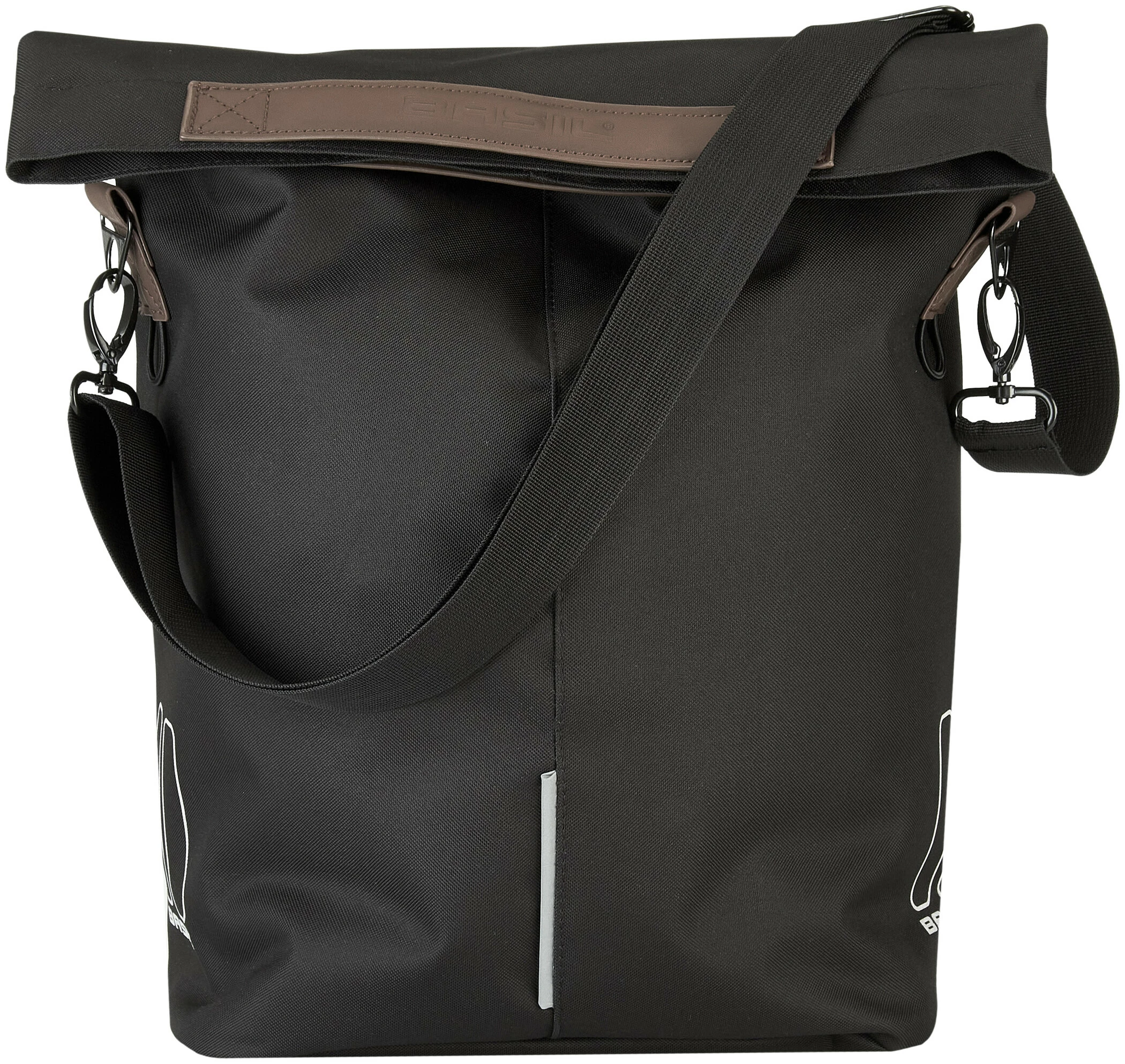 Basil City Cykel Shoppertaske 14-16l, Brun 3 Basil City Cykel Shoppertaske 14-16l, Brun - Billede 3