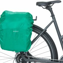 Basil Discovery 365D Sidetasker M 18L, Sort/turkis 17 Basil Discovery 365D Sidetasker M 18L, Sort/turkis -Norco Taskebutik basil discovery 365d double pannier bag m18l black melee 9