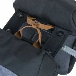 Basil Miles Sidetasker MIK 34l, Sort/grøn 8 Basil Miles Sidetasker MIK 34l, Sort/grøn -Norco Taskebutik basil miles double pannier bag 34l with mik system black slate 3