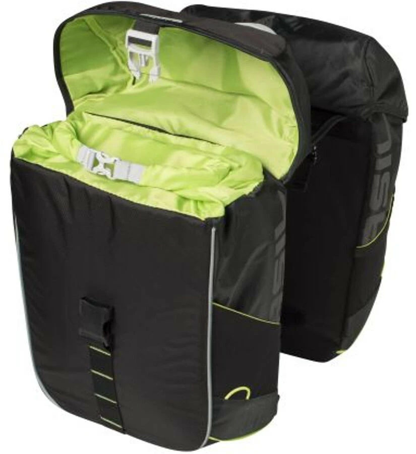 Basil Miles Sidetasker 34l, Sort 5 Basil Miles Sidetasker 34l, Sort - Billede 5