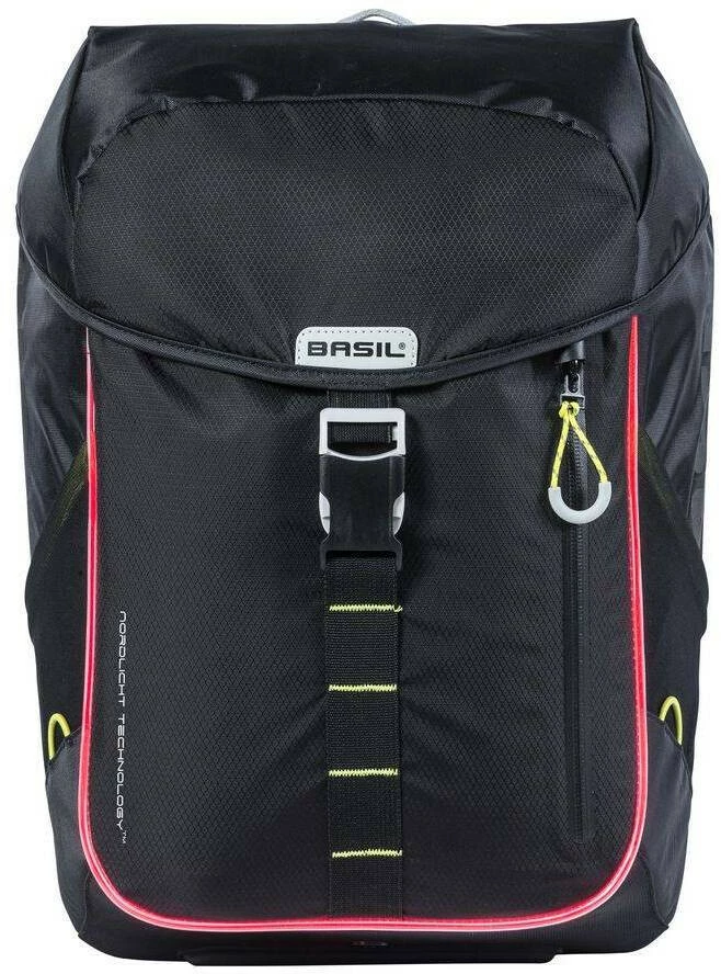 Basil Miles Nordlicht Cykelrygsæk 17l, Sort 2 Basil Miles Nordlicht Cykelrygsæk 17l, Sort - Billede 2