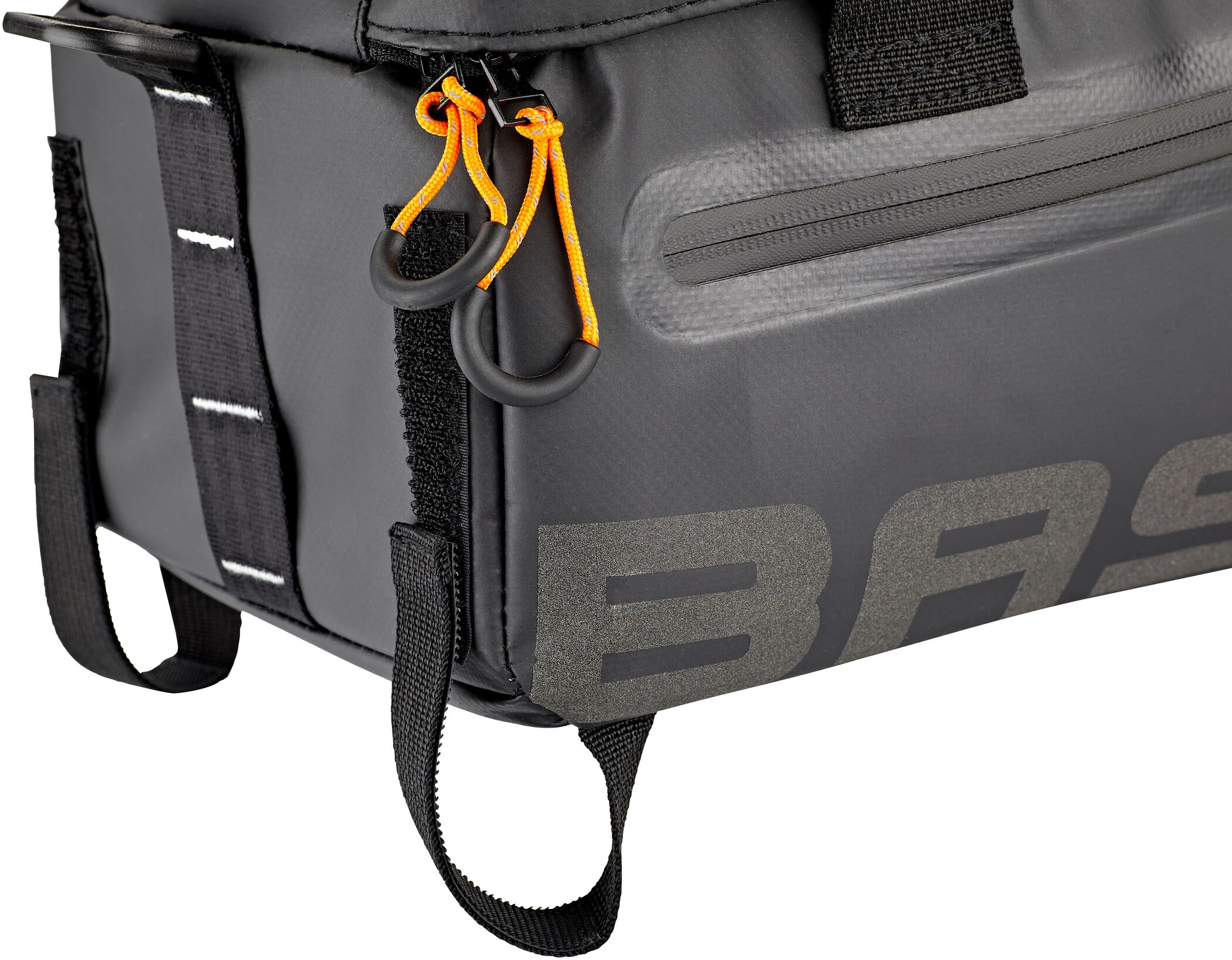 Basil Miles Tarpaulin Cykeltaske 7l, Sort/orange 6 Basil Miles Tarpaulin Cykeltaske 7l, Sort/orange - Billede 6