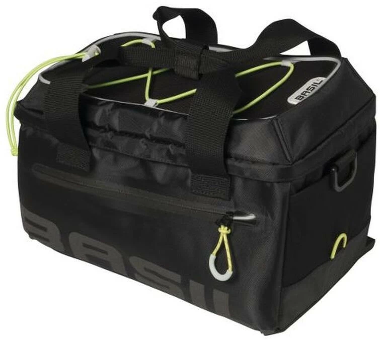 Basil Miles Bagagerum MIK 7l, Sort/grøn 1 Basil Miles Bagagerum MIK 7l, Sort/grøn