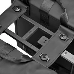 Basil SoHo Dobbelt Taske Nordlicht MIK 41l, Grøn -Norco Taskebutik basil soho double pannier bag nordlicht mik 41l black 4 1