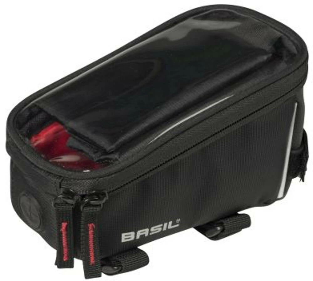 Basil Sport Design Cykeltaske 1l, Grå 1 Basil Sport Design Cykeltaske 1l, Grå