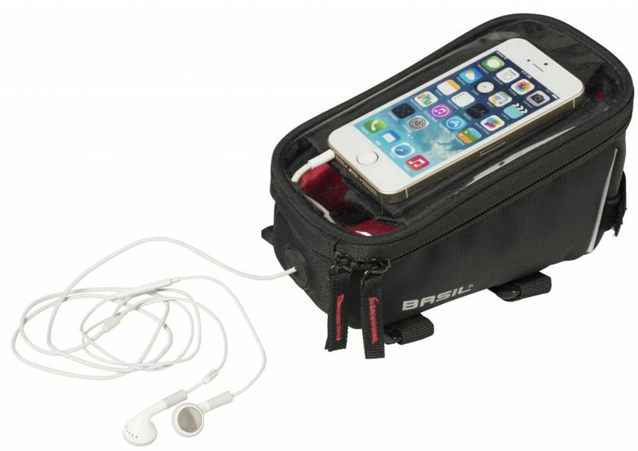 Basil Sport Design Cykeltaske 1l, Grå 3 Basil Sport Design Cykeltaske 1l, Grå - Billede 3