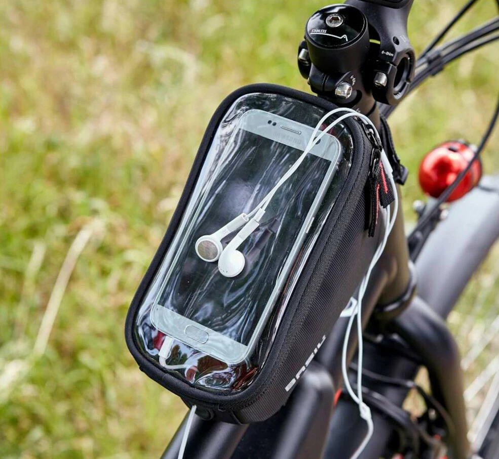 Basil Sport Design Cykeltaske 1l, Grå 4 Basil Sport Design Cykeltaske 1l, Grå - Billede 4