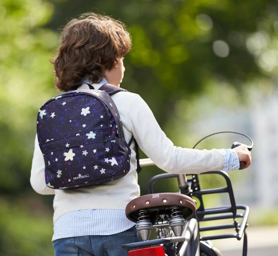 Basil Stardust Cykelrygsæk 8l Børn, Blå 7 Basil Stardust Cykelrygsæk 8l Børn, Blå - Billede 7