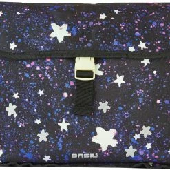 Basil Stardust Dobbelt Sidetaske 20l B&oslash;rn, Farverig -Norco Taskebutik basil stardust gepaecktraeger doppel tasche kids 20l nightshade 3