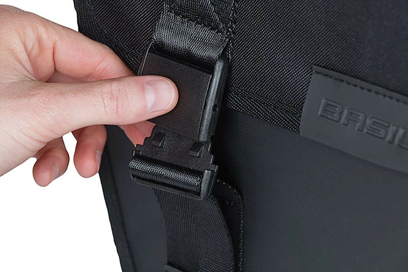 Basil Tour Waterproof Dobbelt Sidetaske 28l, Sort 4 Basil Tour Waterproof Dobbelt Sidetaske 28l, Sort - Billede 4