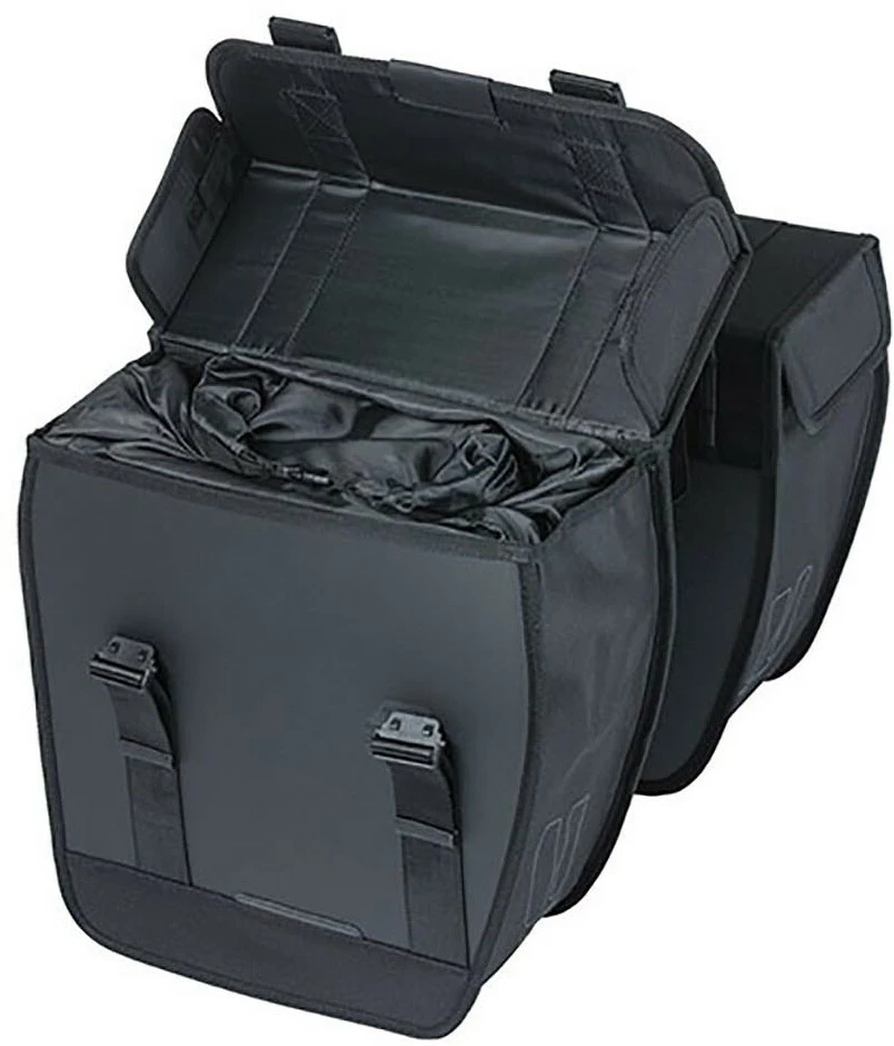 Basil Tour Waterproof Dobbelt Sidetaske 28l, Sort 8 Basil Tour Waterproof Dobbelt Sidetaske 28l, Sort - Billede 8