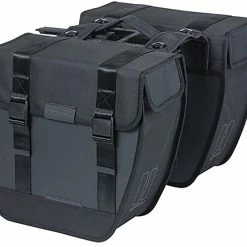 Basil Tour Waterproof Dobbelt Sidetaske 28l Inkl. MIK Plade, Sort