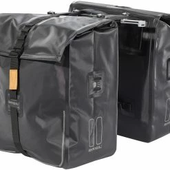 Basil Urban Dry Sidetasker MIK 50l, Grå