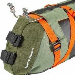 Birzman Packman Travel WP Sadeltaske, Oliven/orange -Norco Taskebutik birzman packman travel wp saddle bag olive 5