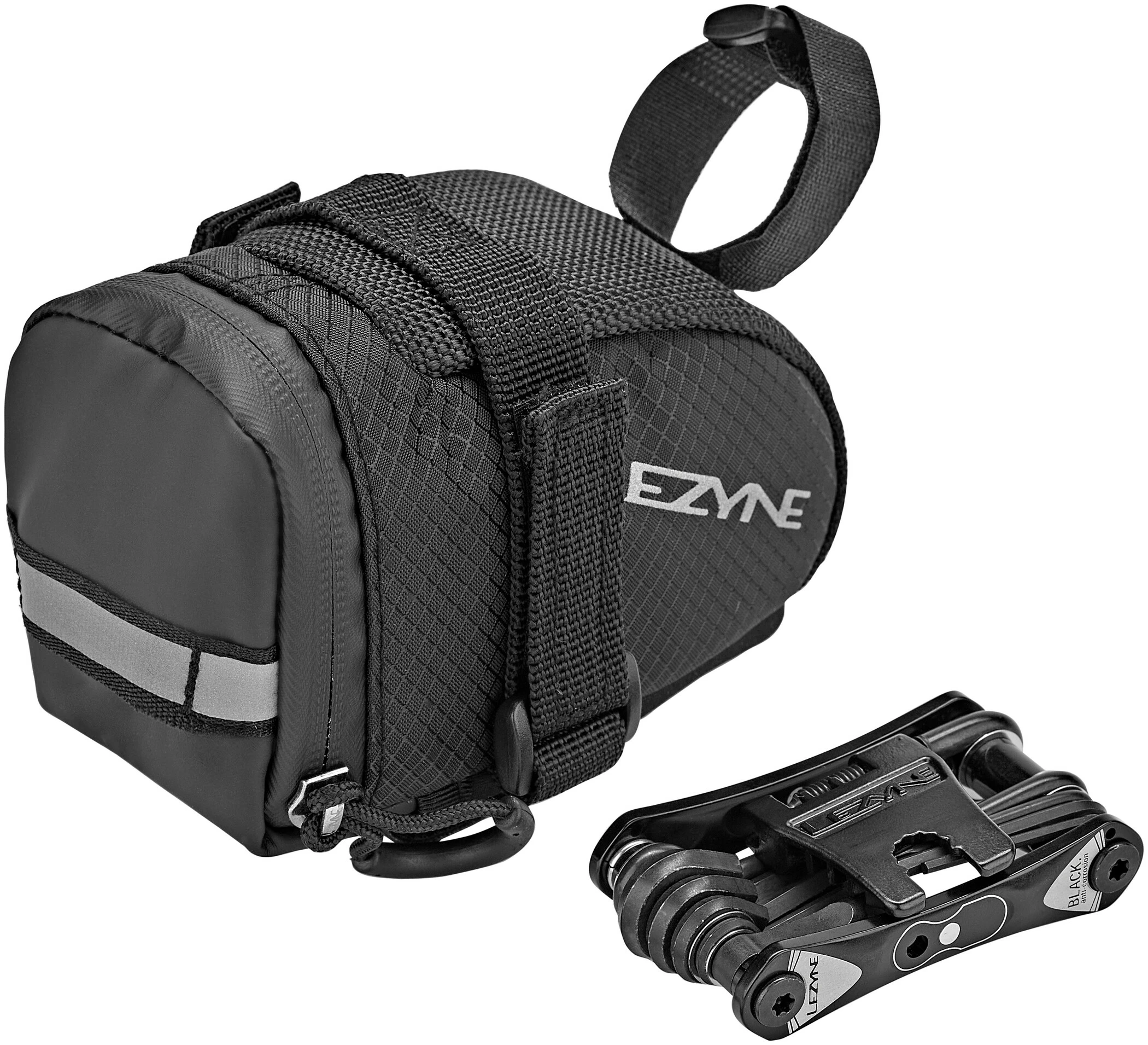 Lezyne Caddy M Sadeltaske Inkl. Reparationssæt 1 Lezyne Caddy M Sadeltaske Inkl. Reparationssæt