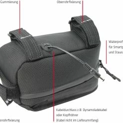 NC-17 Connect Steltaske, Blå -Norco Taskebutik nc 17 connect oberrohrtasche klettverschluss schwarz 6