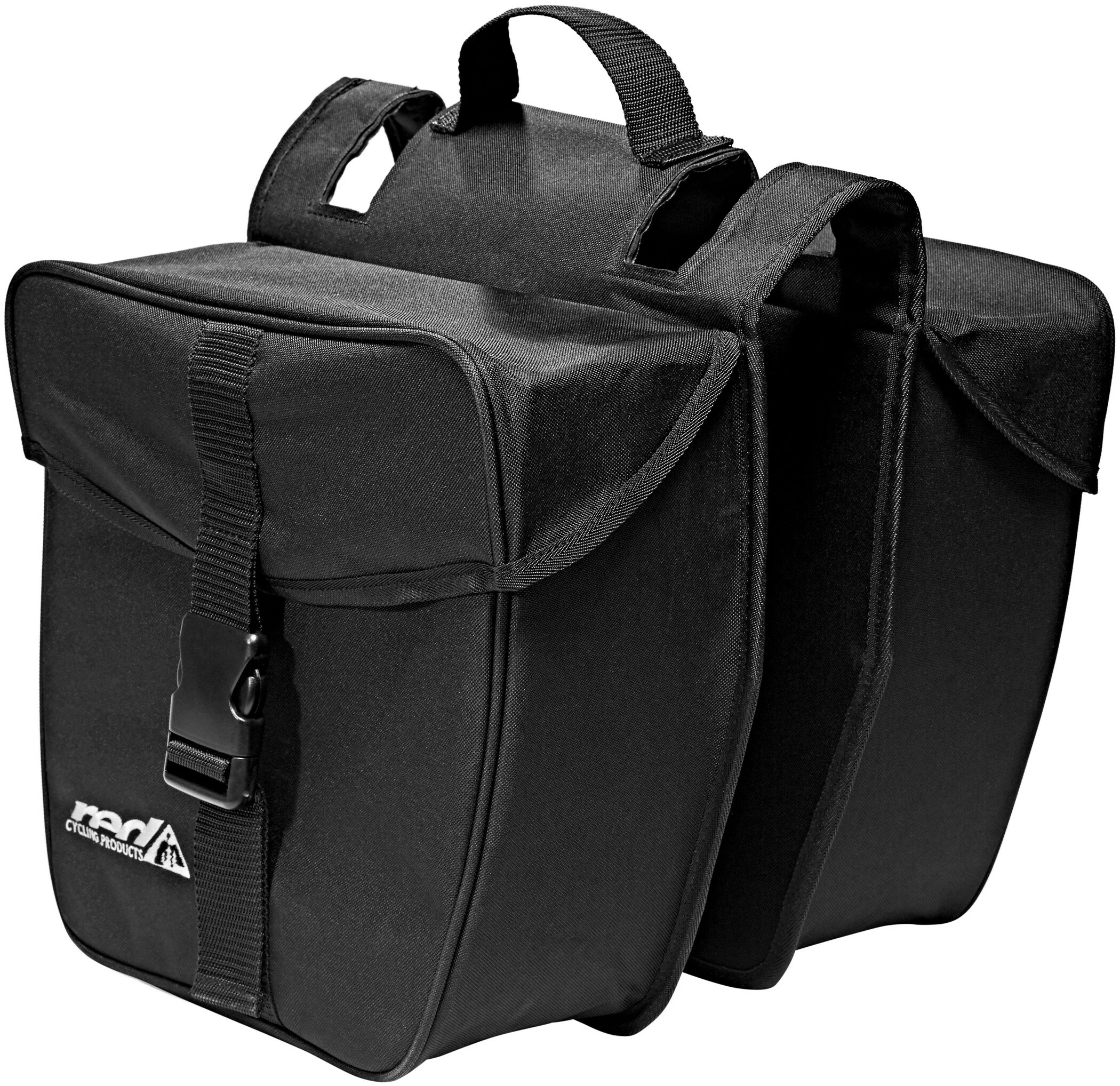 Red Cycling Products Double Urban Bag Sidetasker, Grå 1 Red Cycling Products Double Urban Bag Sidetasker, Grå