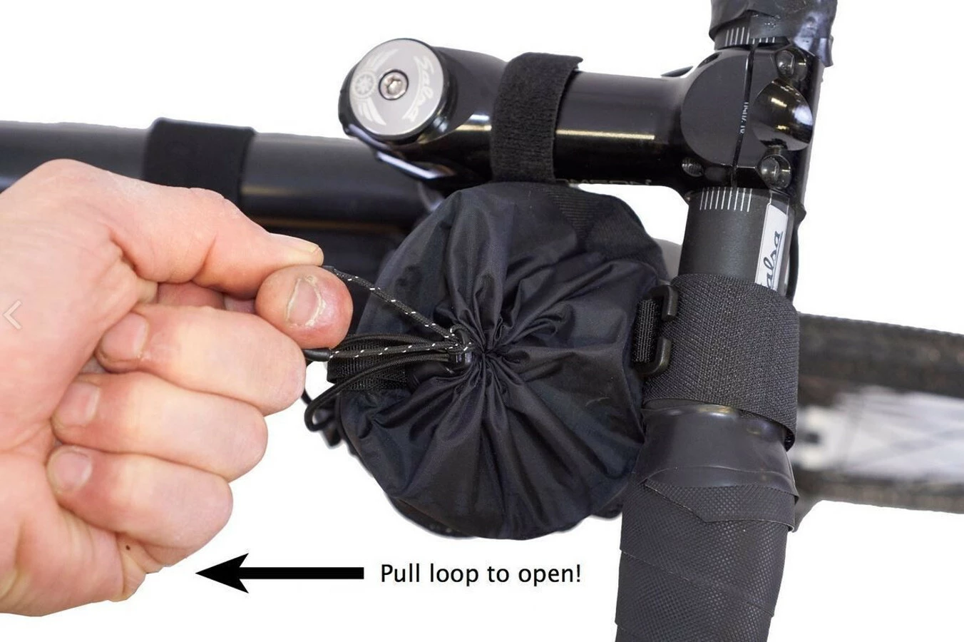 Revelate-designs Revelate Designs Mountain Feedbag Cykeltaske, Sort/beige 5 Revelate-designs Revelate Designs Mountain Feedbag Cykeltaske, Sort/beige - Billede 5