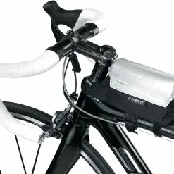 Topeak TriBag All Weather Steltaske L, Sort/hvid -Norco Taskebutik topeak tribag all weather frame bag l black 3