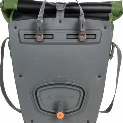 VAUDE Aqua Back Print Sidetaske Enkelt, Sort/grøn -Norco Taskebutik vaude aqua back print pannier single black green 3 1