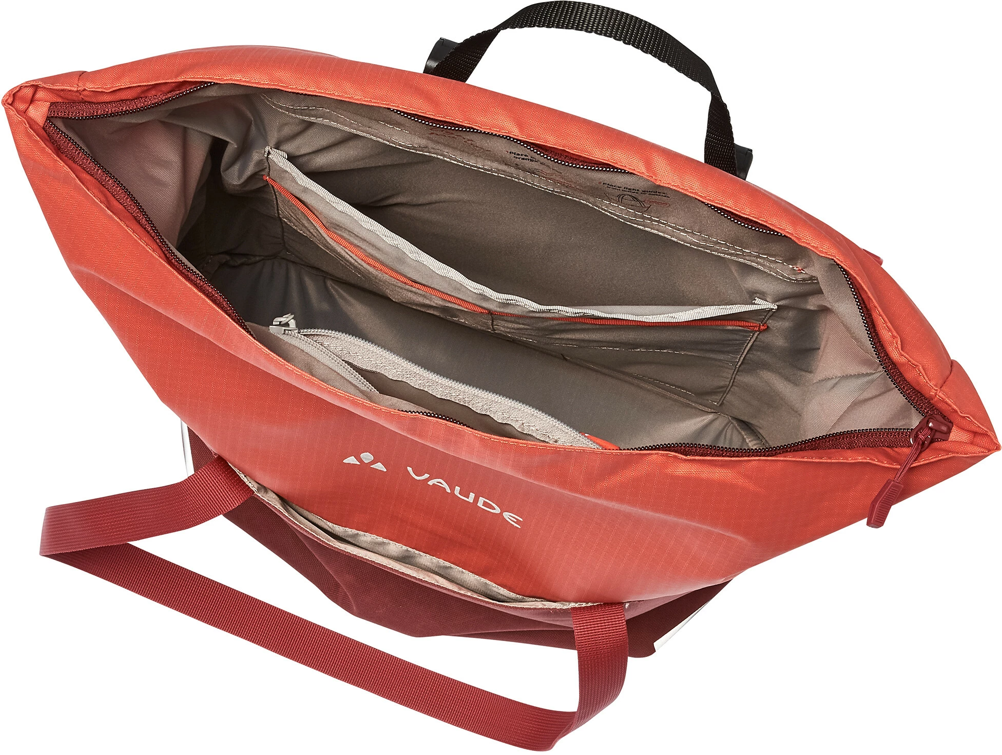 VAUDE CityShop Bike Taske, Rød 3 VAUDE CityShop Bike Taske, Rød - Billede 3