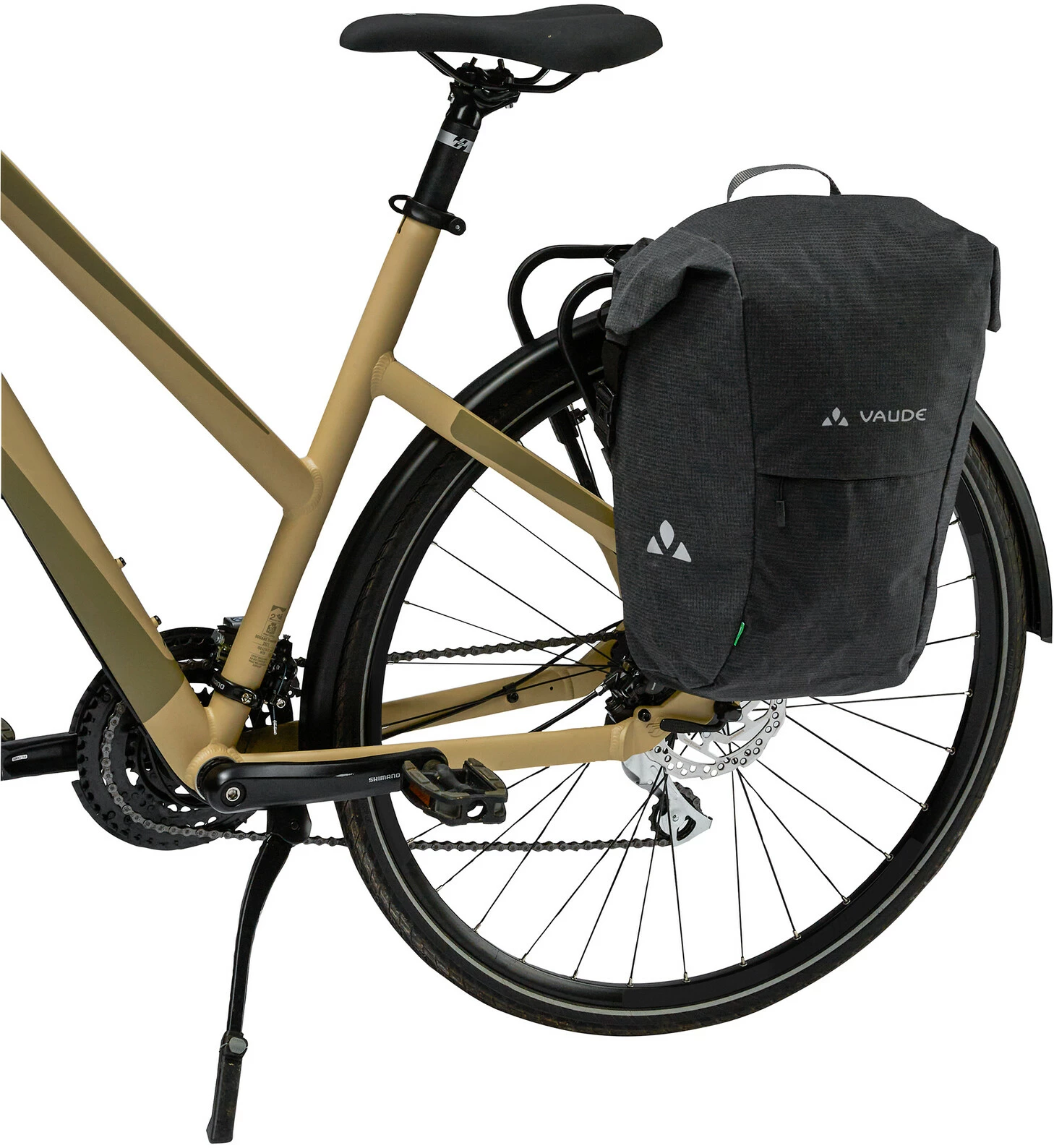 VAUDE Road Master Roll-It Luminum Bagagebærer, Sort 6 VAUDE Road Master Roll-It Luminum Bagagebærer, Sort - Billede 6