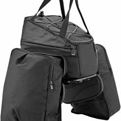 XLC Carry More BA-S64 Taske 16l Til XLC-bagagebærer Inkl. Adapterplade, Sort -Norco Taskebutik xlc carry more ba s64 rack bag 16l for xlc system carrier incl adapter plate black anthracite 6