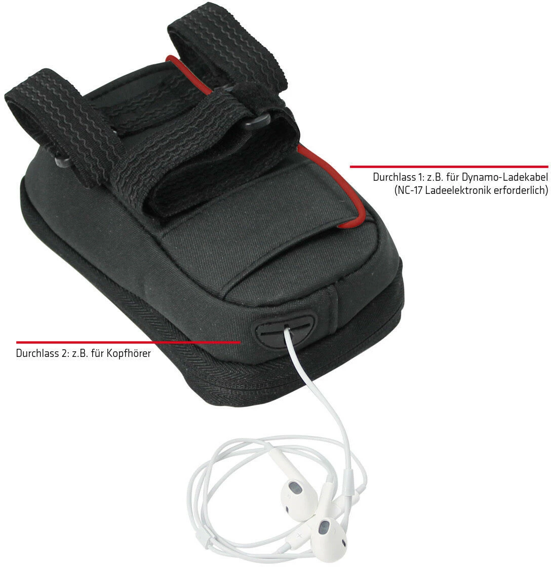 NC-17 Connect Frempindstaske Velcro, Sort 5 NC-17 Connect Frempindstaske Velcro, Sort - Billede 5